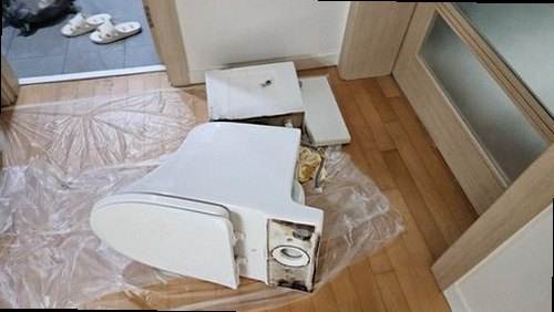 청주시 상당구 누수탐지 월오동 아파트 6층 거실 바닥 시공 후기 사진