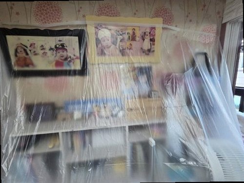 안성 누수탐지 천장 얼룩과 습기가 나타난 누수 현장 점검 모습