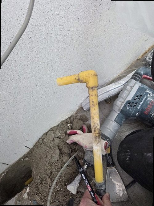 병점구 누수탐지 구봉동 빌라 2층 거실 벽면 시공 후기 사진