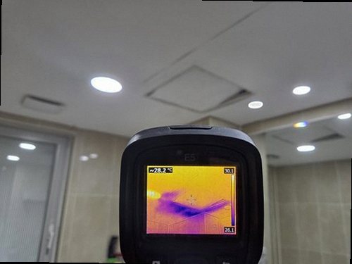 의정부 누수탐지 민락동 아파트 8층 현관 바닥 시공 후기 사진
