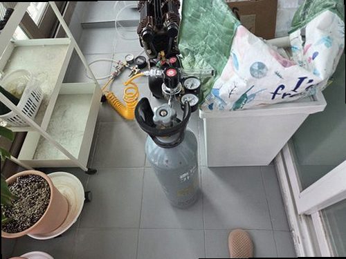 노원구 누수탐지 공압 검사와 가스탐지 장비로 배관 누수 위치를 확인하는 과정