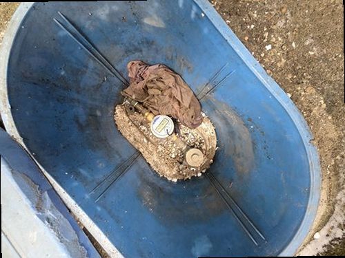 과천 누수탐지 열화상 카메라와 청음탐지기로 누수 위치를 확인하는 과정