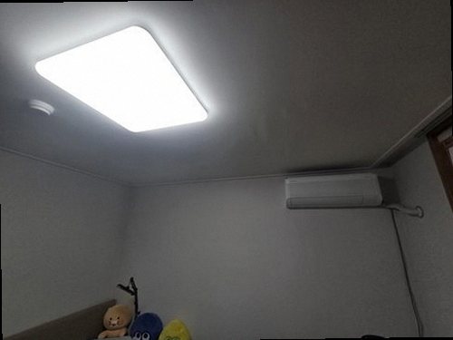 연천 누수탐지 안방 천장 누수 흔적과 수도계량기 별침 확인 모습