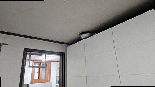 옹진군 누수탐지 보일러와 난방 분배기 주변을 점검하는 현장